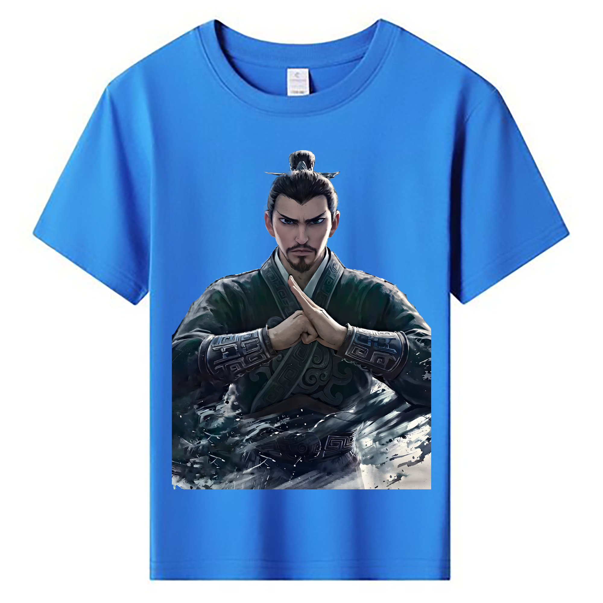 （画像用） Ne Zha 2 ナタ 魔童の大暴れ 綿100％キッズTシャツ（フロントプリント）